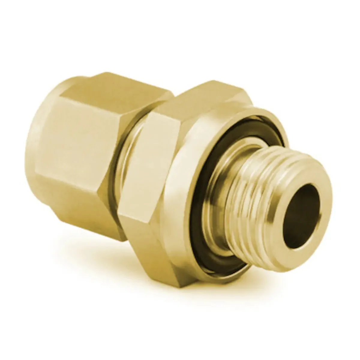 B-400-1-OR stainless steel tube fitting, external thread O-ring sealed connection 1/4 inch