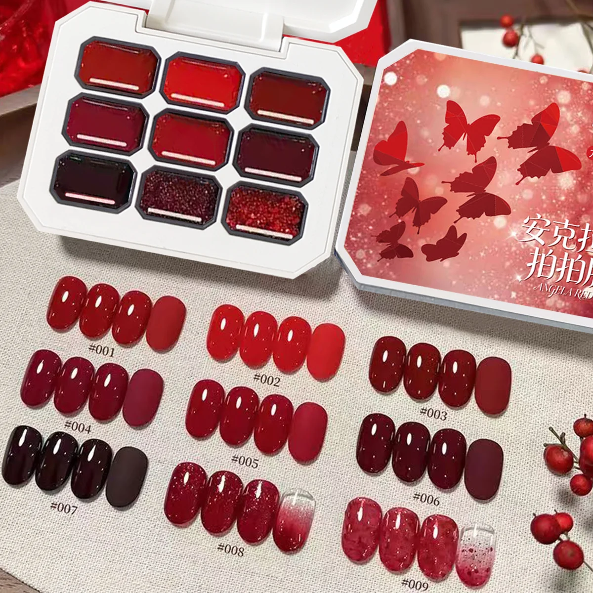 Esmalte sólido vermelho de 9 c - Nail Art Red Cherry avaliação e preço