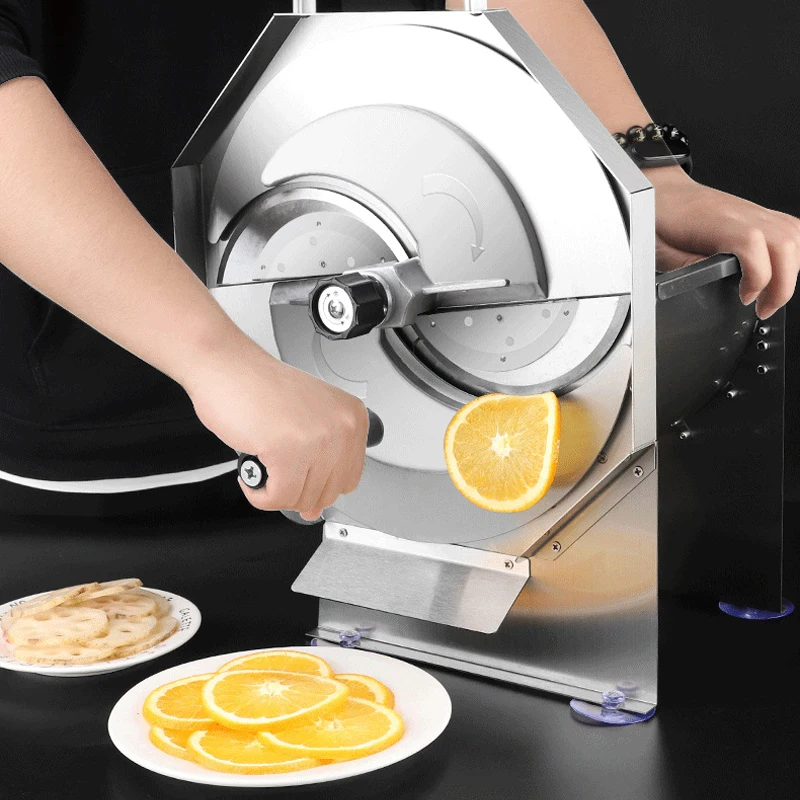 #Commercial Vegetable Cutter Manual Vegetable Fruit Lemon Potato Slice Slicing Machine Cabbage Shredder 0.2-10mm