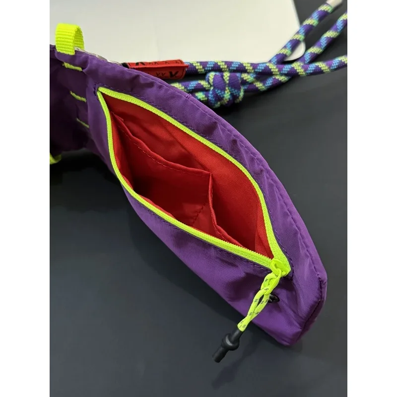 Zusammenklappbare, eng anliegende Handy-Umhängetasche, trendige kleine Tasche im Arbeitskleidungsstil, lässige Kartentasche mit einer Schulter