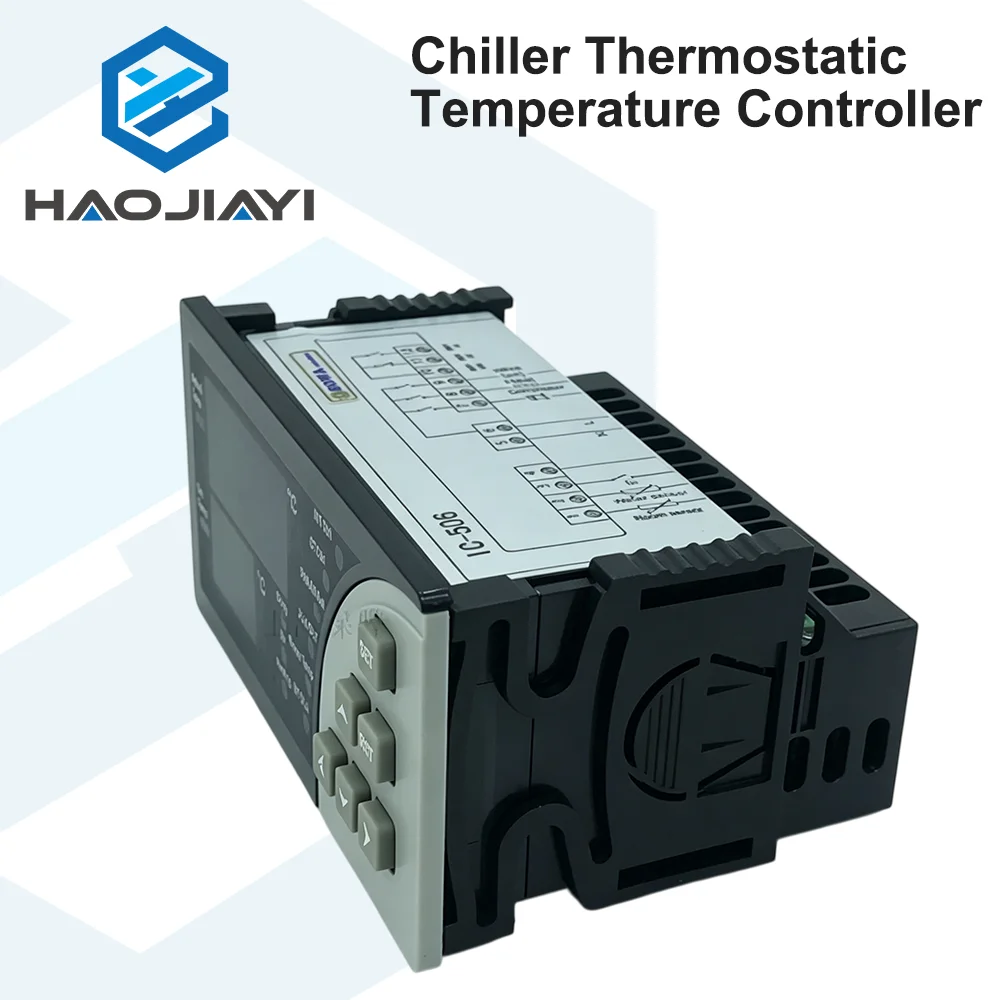 Temperature Controller for Water Chiller Compressor Bypass Solenoid Valve Electric Heater Precise Control