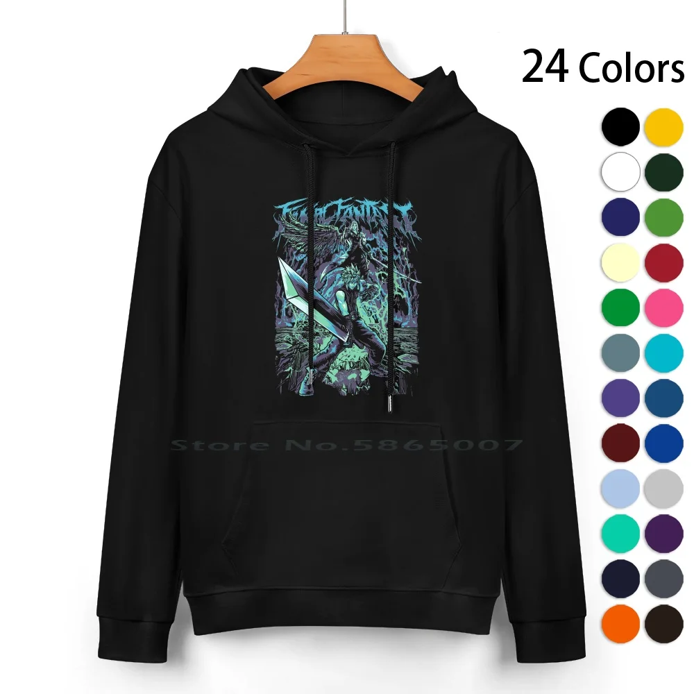 Final Fantasy Fan Art Pure Cotton Hoodie Sweater 24 Colors Final Fantasy 7 Final Fantasy Vii Final Fantasy 14 Chocobo Final