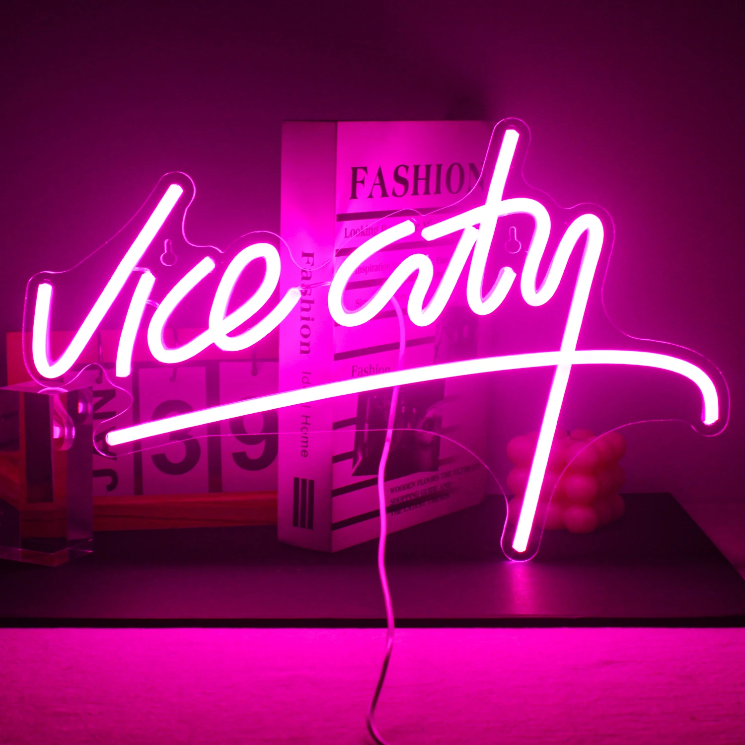 Vice City Noen Led Sign GTA Art Wall Decor Game Room Decoration For Home Bedroom Gaming Zone Party Bar Club Item USB Lamp Signs