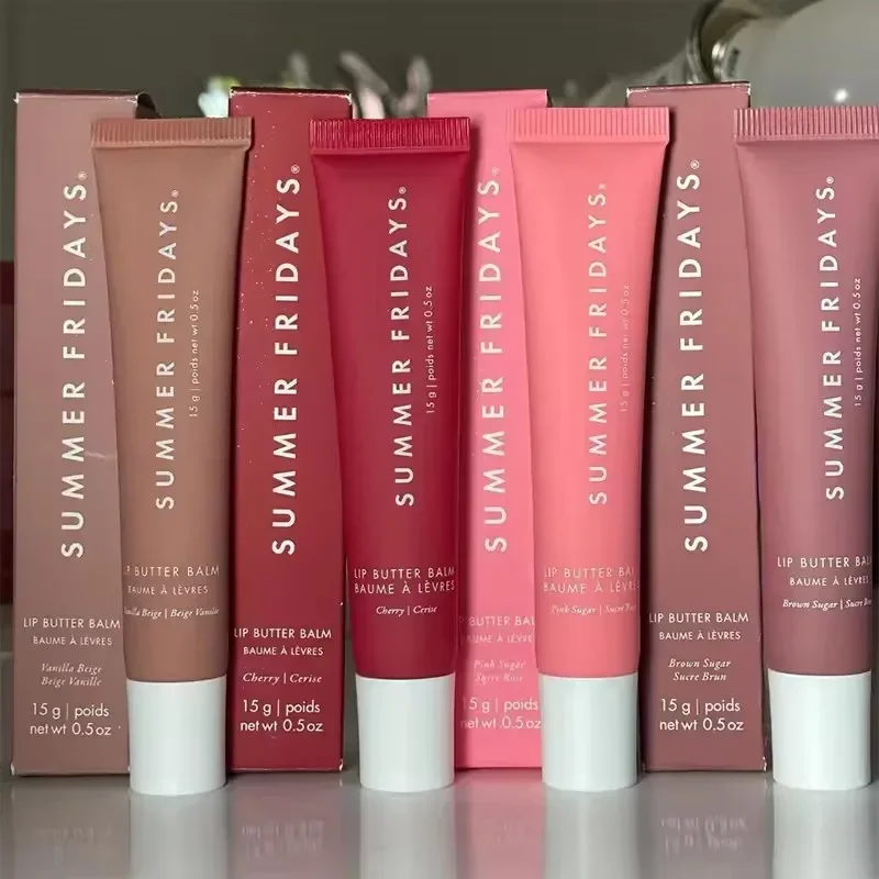 أزياء الصيف الجمعة ملمع الشفاه بلسم الشفاه ترطيب السلس لينة الشفاه مستحضرات التجميل الساخن الكاكاو الكرز الفانيليا البيج ماكياج العناية بالشفاه #3