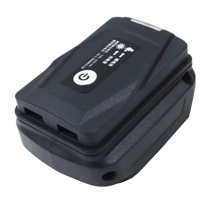 อะแดปเตอร์ไฟฉาย LED USB ชาร์จโทรศัพท์มือถือสําหรับ Makita HongSong BoDa FoGo 18V แบตเตอรี่ลิเธียม Power Bank Lomvum เครื่องมือ