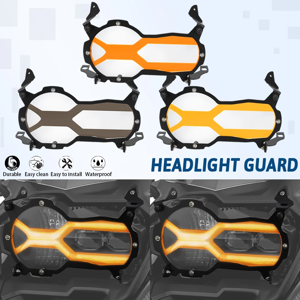 

R1250GS Adventure R1250 GS Motorcycle For BMW R1250GS 2019-2024 2023 2022 2021 Headlight Protector Light Cover Protective Guard