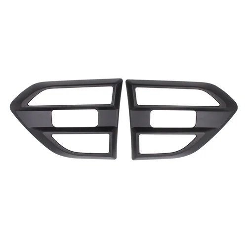 Imagen 2 del producto Cubierta de ventilación lateral, cubierta de lámpara de viento lateral ABS negro mate, accesorios de protección de decoración para Ford Ranger T7 T8 2015-2021, piezas 4x4
