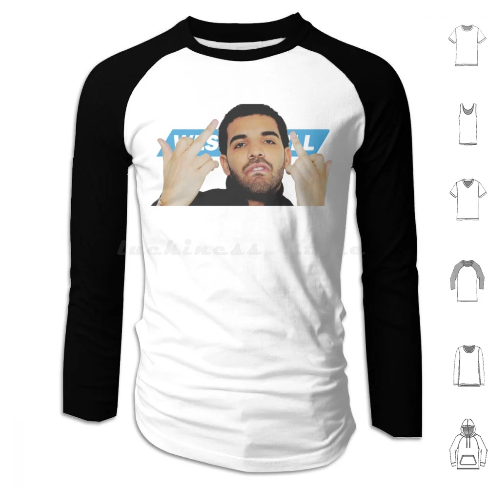 Drakus Nonsus Hoodies Long Sleeve Drake Finger You Scary Halloween Music Rapper Rap Money Pound Cake