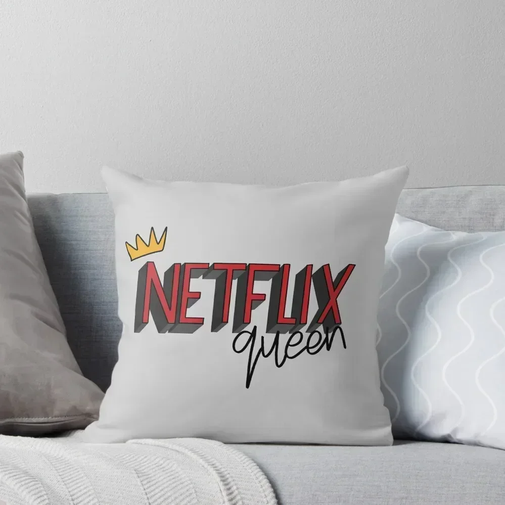 

Netflix Queen Throw Pillow Room decorating items Sofa Cushions Covers pillow