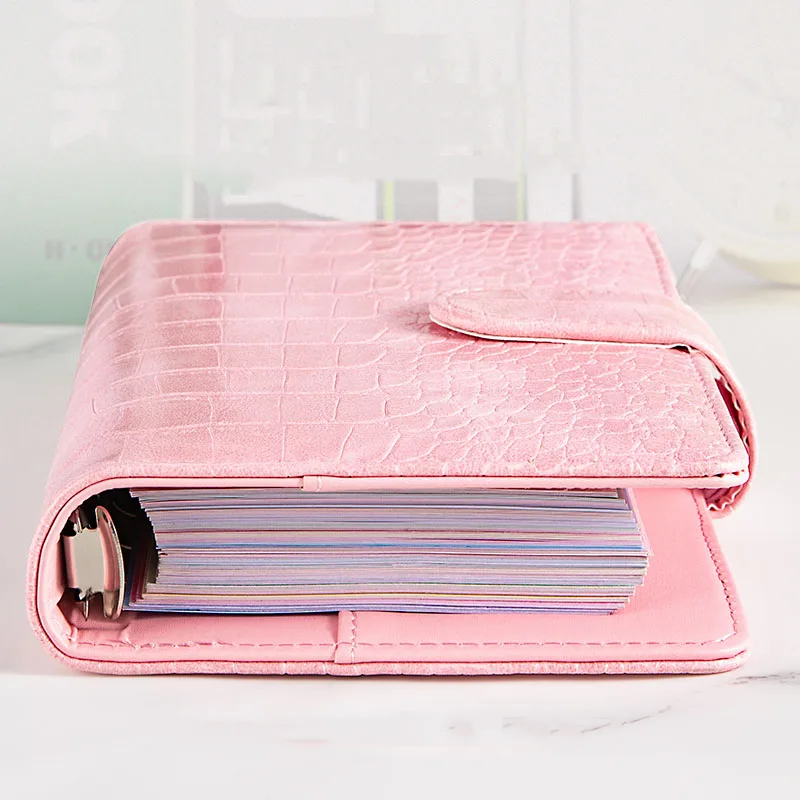 2024 New A6 Budget Binders Planner 6 Hole 8 Zipper Envelopes Wallet For Save Money Organizer Cash System