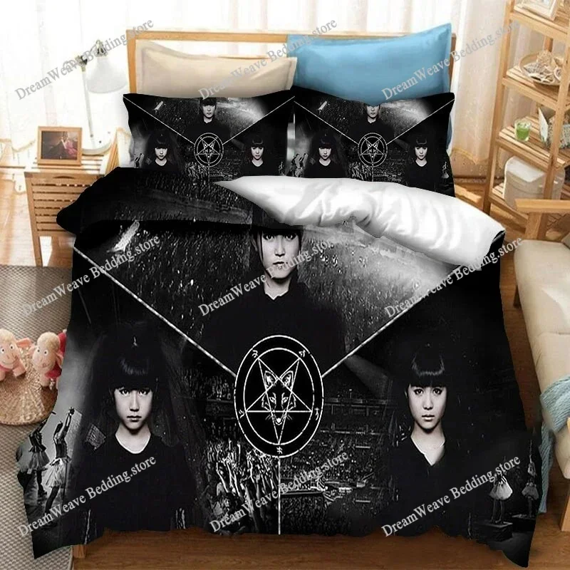 BABYMETAL Rock Band Sheets Quilt Covers Bedding Dormitory Sheets Bedding Set Soft Warm Bedding Set Home TextileextileFQH