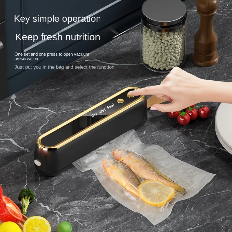 Mini vacuum Sealer Vacuum Compression Bag Food Bag Machine Portable Plastic Bag Clip Sealing Machine Household Vacuum Machine