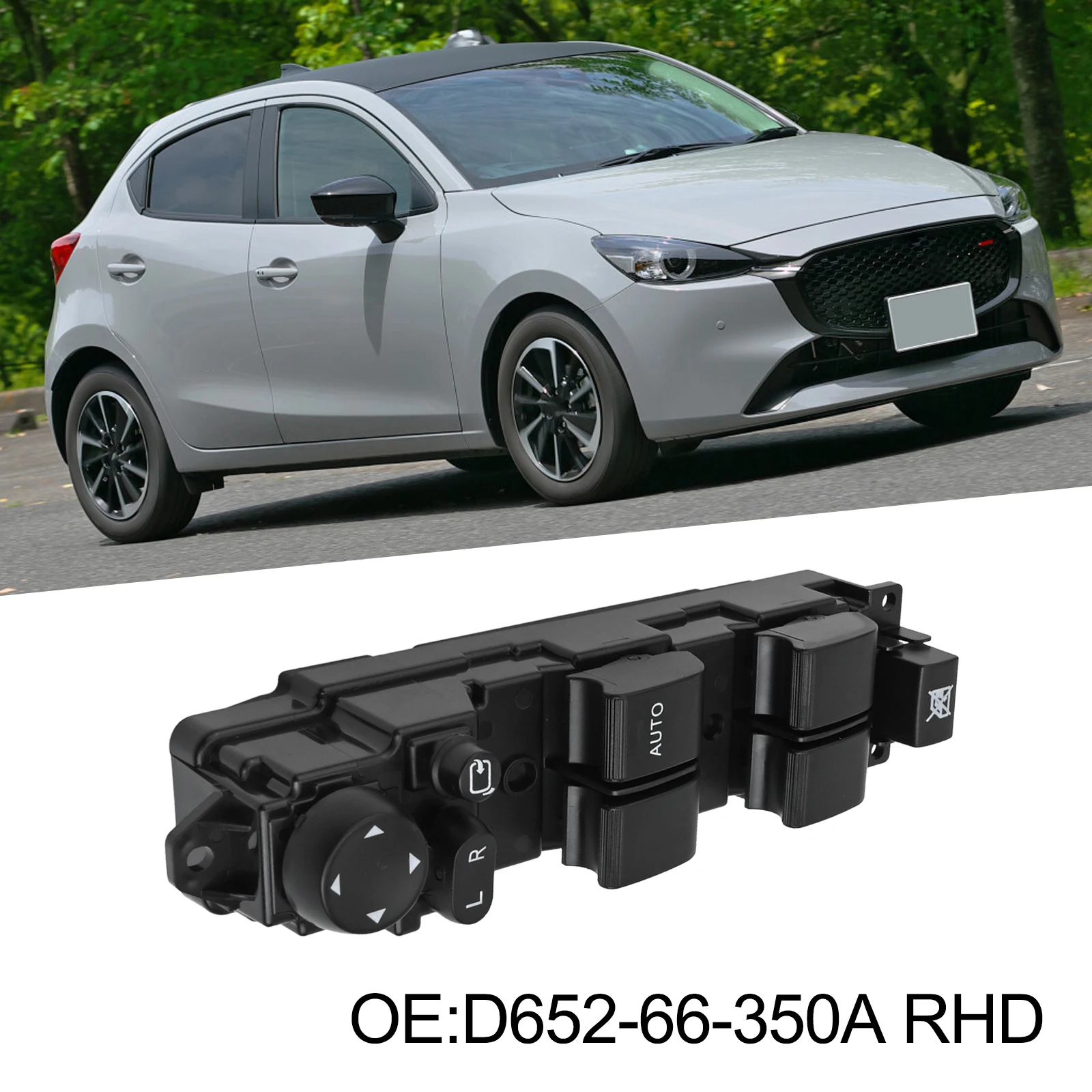 

Replacement Switch Master Window Switch Automotive Window Control Easy Installation Power Switch Hassle-Free Replacement Process