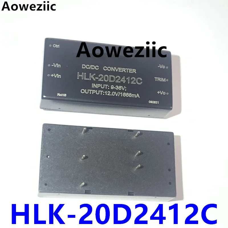 HLK-20D2412C DC-DC Isolation Power Module Wide Voltage 9-36V to 12V 20W 24V to 12V