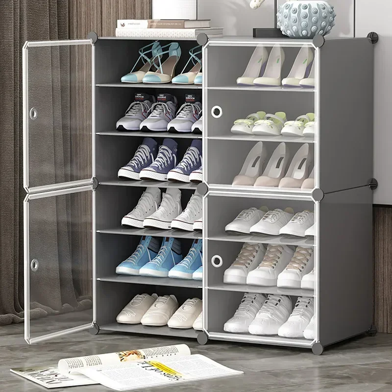 Shoe rack multi-layer new modern simple large-capacity dust-proof storage dormitory bedroom