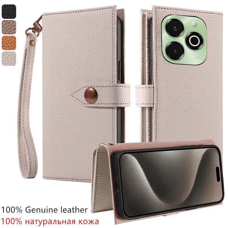 

Премиальный чехол-кошелек из 100% натуральной кожи с отделением для карт для Umidigi G9x G9A G9C G9T G6 G9 5G, с магнитной кнопкой, ударопрочный чехол для телефона