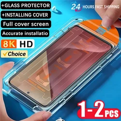8K Oleophobic Coating Dust free Installation Screen Protector For Xiaomi Poco X6 Pro C65 M6 M5s F6 F5 F3 X3 NFC X5 M4 M3 Glass