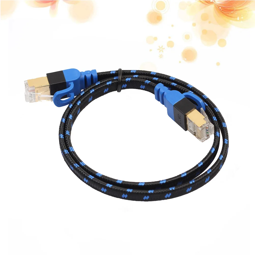 

CAT7 Ethernet 10Gbps High Speed Double Shielded Network Cable LAN Cable Nylon Snagless Connector for Router