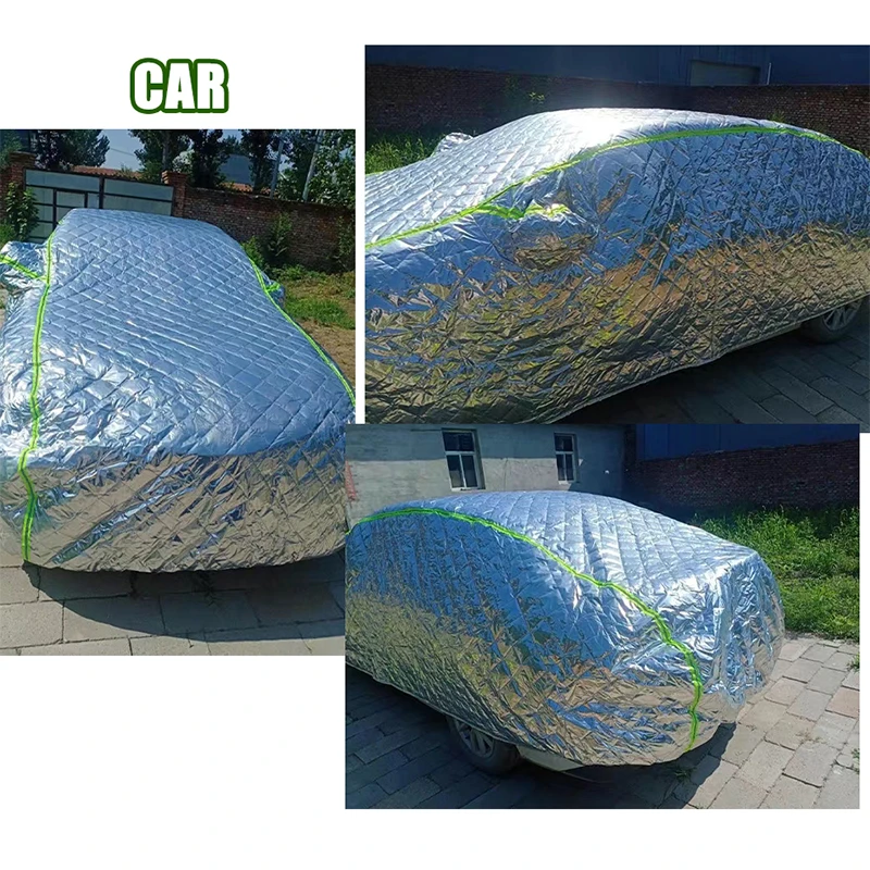 Car Cover Thick Universal Covers Outdoor Waterproof Winter Cars Exterior Awning Sun Protection Snow Hail Dust Proof Accessories