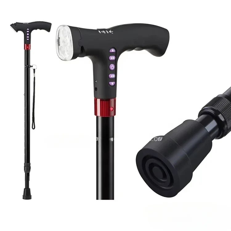 

Electric telescopic cane for the elderly Smart elderly cane