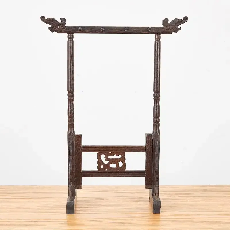 Ancient Chinese Style Wood Pen Holder for Writing And Painting Desktop Calligraphy Art Tool Desktop Decorative Paint Brush Stand