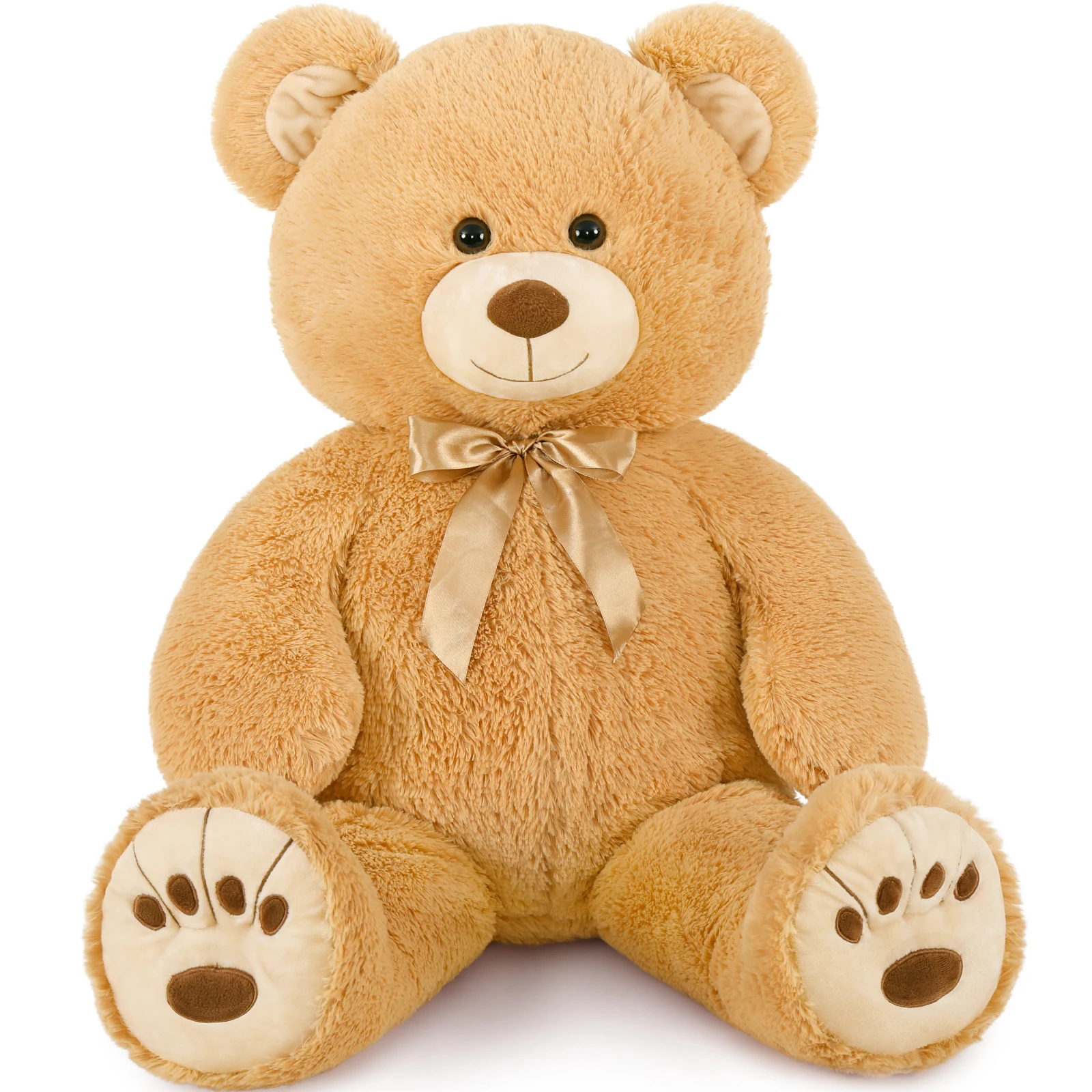 

Гигантский плюшевый мишка MorisMos, большой плюшевый мишка в натуральную величину, мягкий большой мишка 36 дюймов для детского душа, мальчиков и девочек