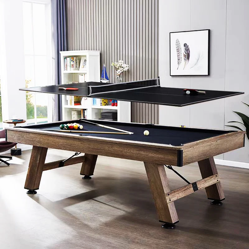 High Quality 3-in-1 Multi-Functional Billiard Table, Dining Table Style Pool Table, OEM Customization Available