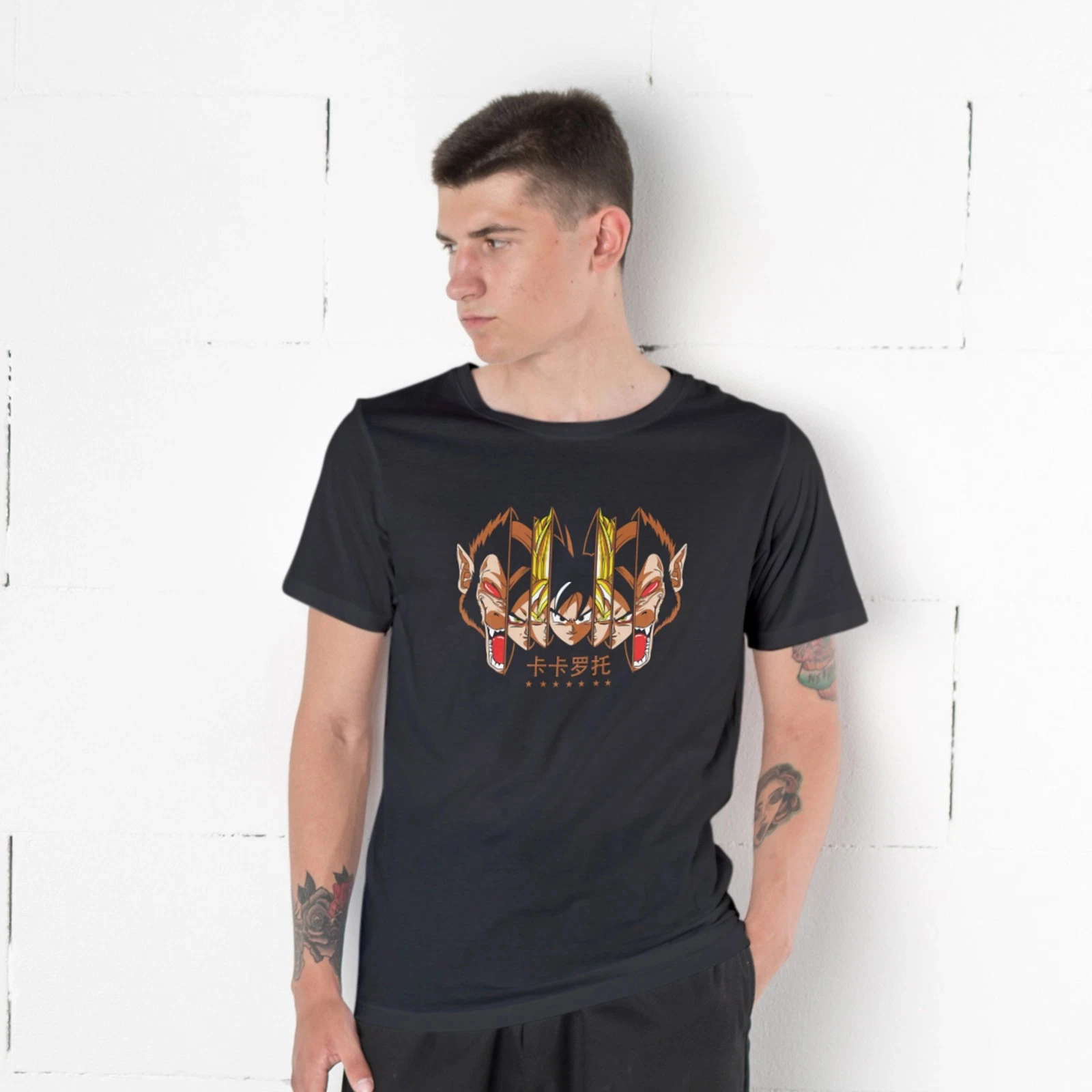 Goku Transformations Anime T-Shirt Streetwear Graphic Tee Unisex Top 2026 New Cotton Summer Tshirt for Men and Women Relaxing