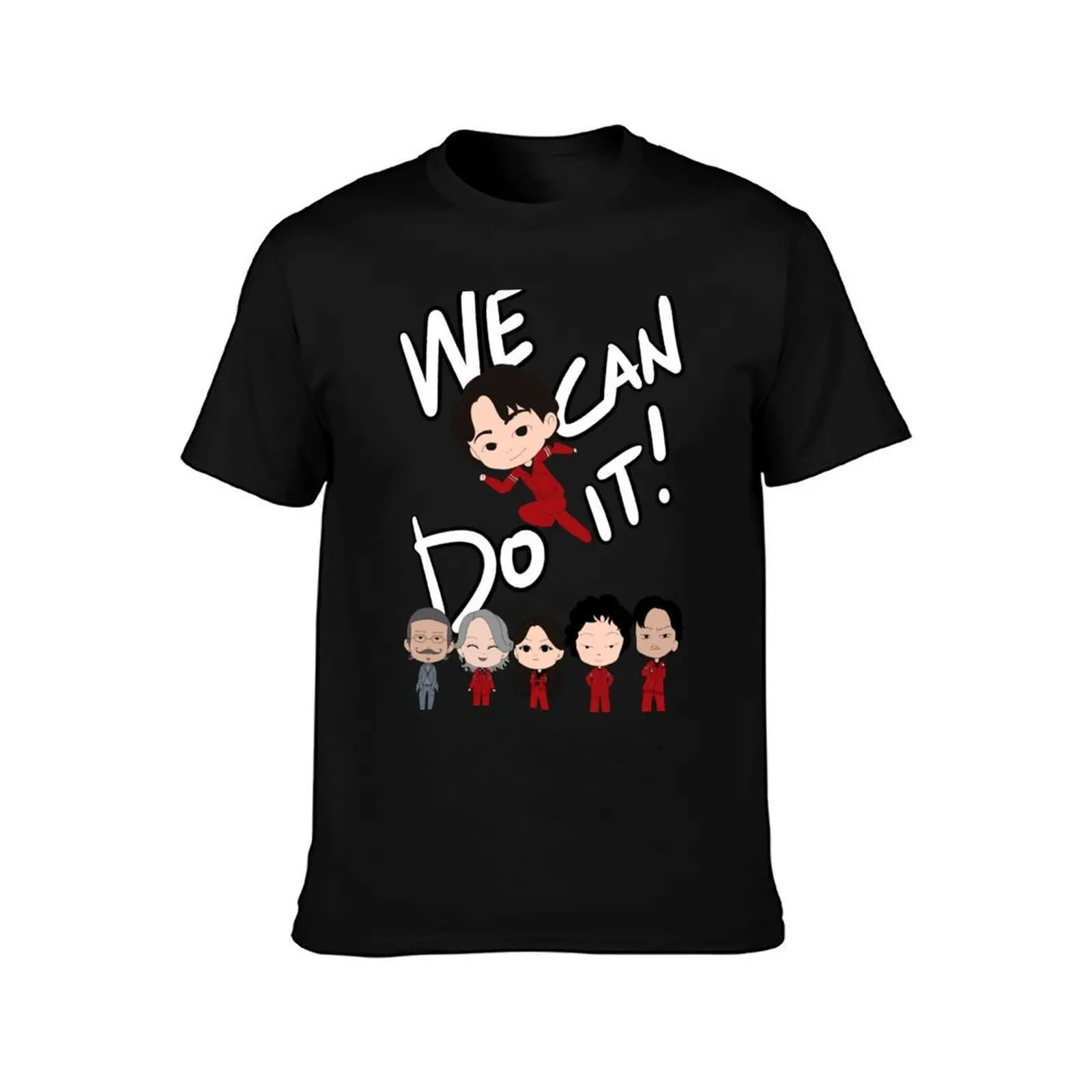 The Uncanny Counter Chibi Ver T-Shirt, Summer Casual Cotton Tee, Oversized Streetwear Tops, Vintage Graphic Print, 100% Cotton