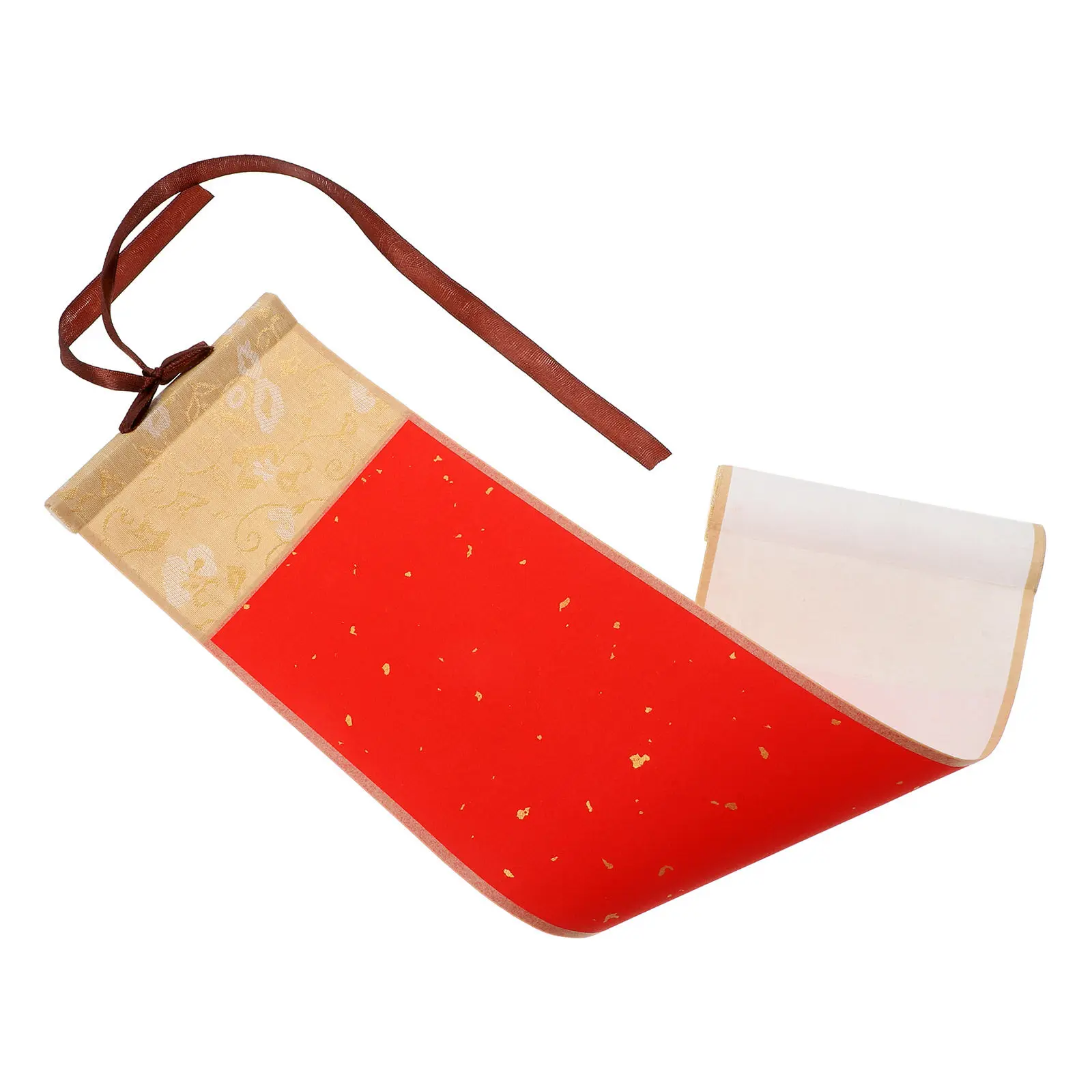 

Hanging Scroll Made of Xuan Paper Blank Design for Calligraphy Chinese Painting Sumie Art Wedding Vows Decorative Wall Mounting