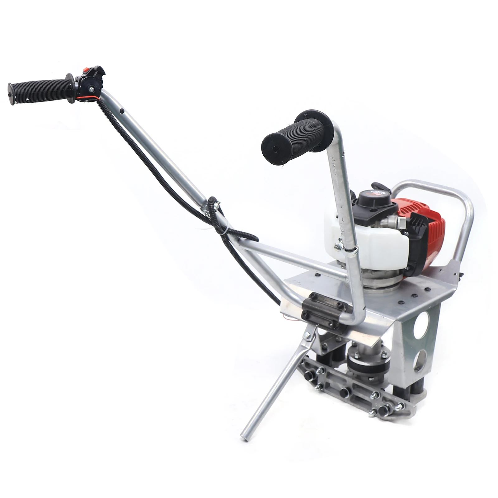 Petrol Concrete Compressor, for Concrete Bottle Cement Vibrator Screed, 4-stroke 35.8 CC 900 W Without Ruler Simple Operation