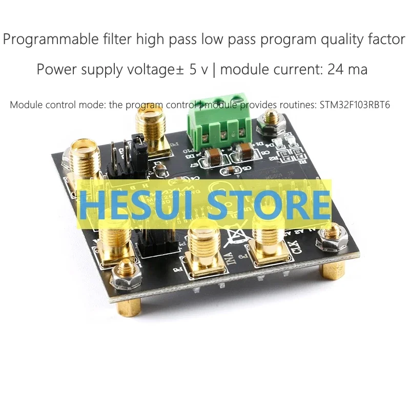 MAX262 universal programmable filter module program controlled filter high pass low pass program control quality factor