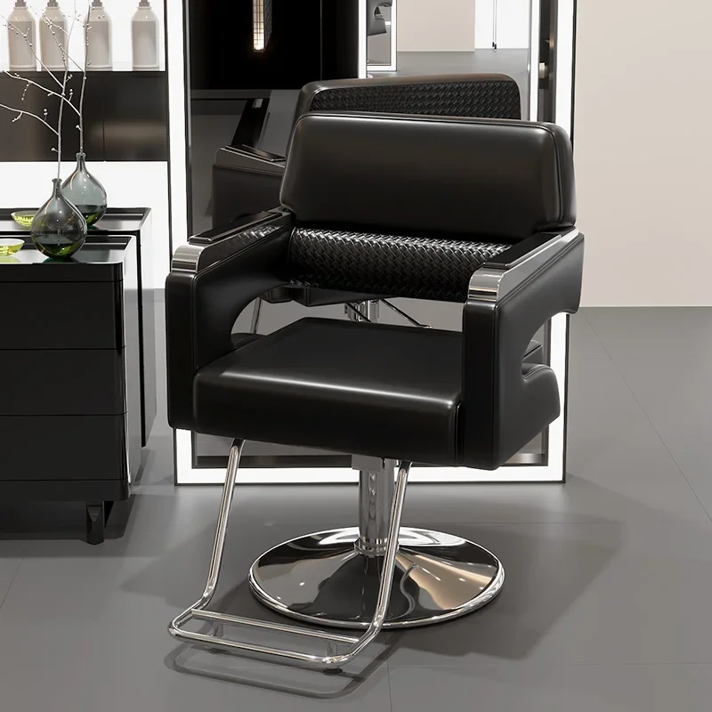 

Barbershop Lift Barber Chairs Modern Simple Comfort Swivel Barber Chairs Perm Hair Dyeing Commercial Furniture Sandalye