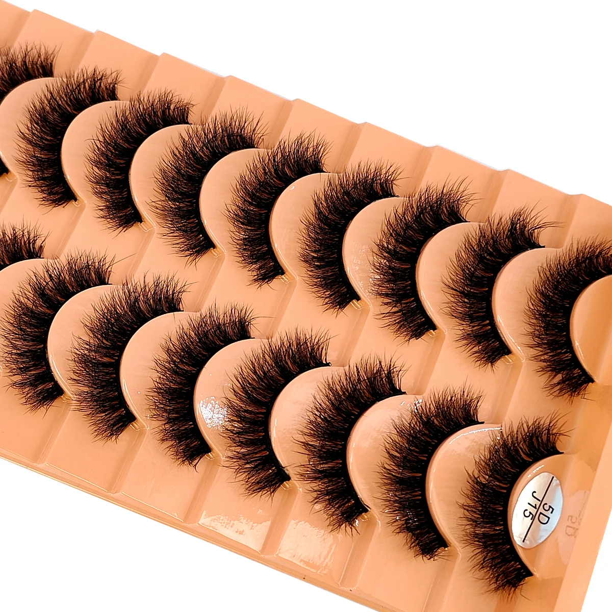 ขนตาปลอม 10 คู่ แบบ 3 มิติ นุ่มเป็นธรรมชาติ ยาว ฟู งอนงาม แบบขนมิงค์ ทรงตาแมว สำหรับแต่งหน้า ต่อขนตาปลอม