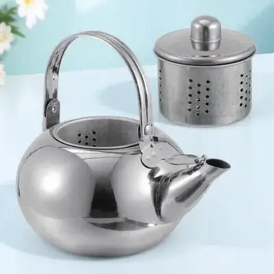 

High Quality Thickened Teakettle Simple Design Portable Tea Kettle for Household Use Large Capacity Stainless Steel Tea Pot with