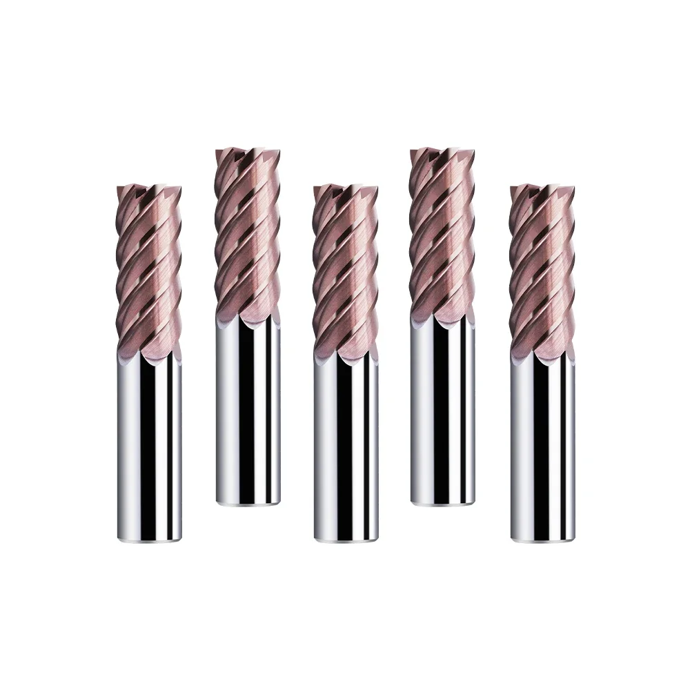 

Hot Selling Latest Design Solid Carbide End Mill Quenched Steel (HRC50-60) High Alloy AHSE 6-flute End Mills(45°)Milling Cutter