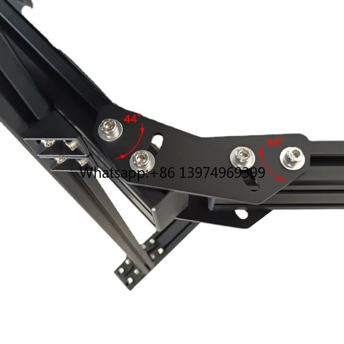ARTcockpit 30/40 Aluminum Profiles Bracket Universal Assembly Three/four Screen Display Adjustable Adapter Board