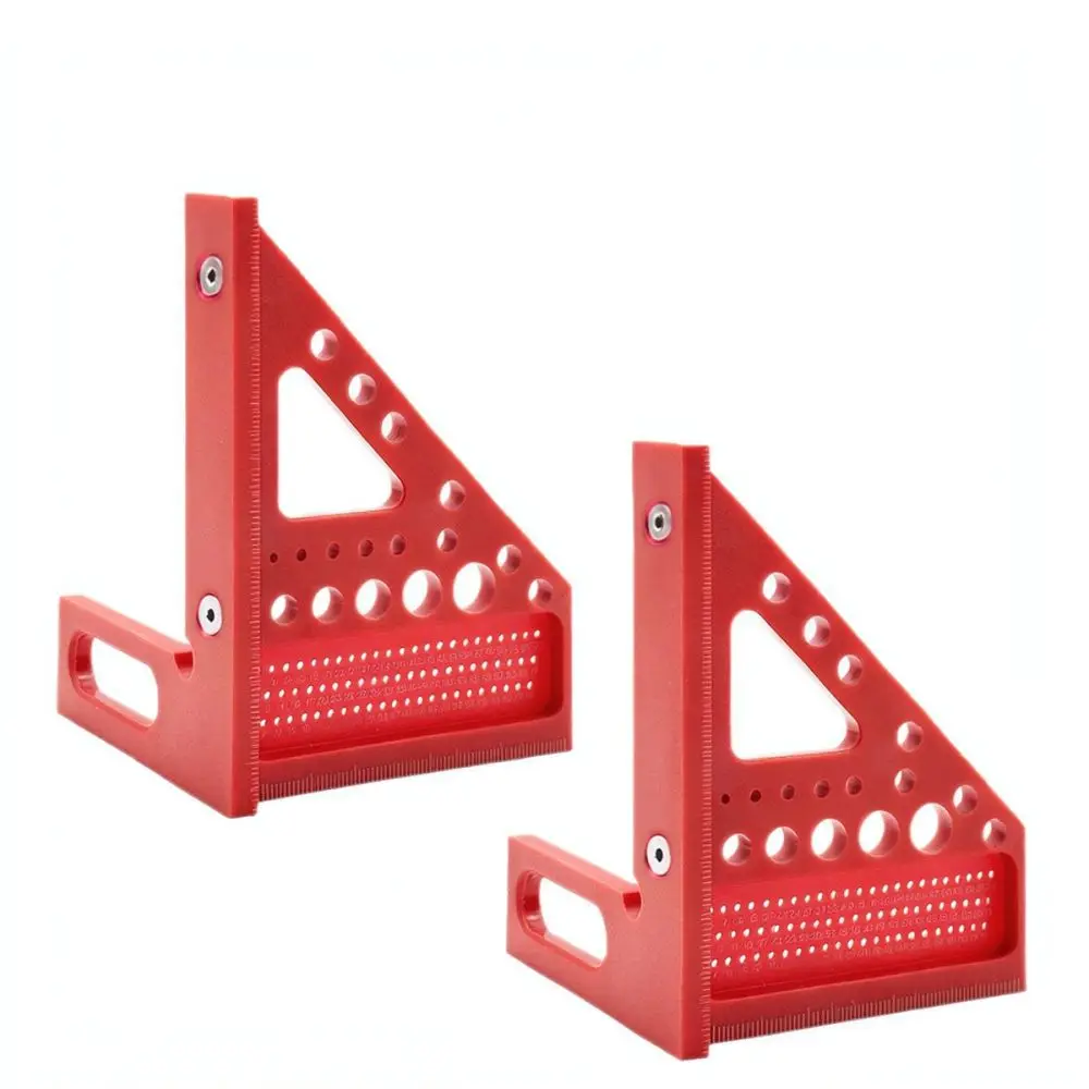 Ergonomic Woodworking Triangle Square Gauge Multifunction Measuring Tool For Precise Wood Layout Carpentry And Home Maintenance