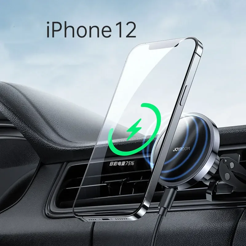Car Phone Holder for Mitsubishi Outlander PHEV GM GN ZM 2022 2023 2024 Clip Magnetic Stand Wireless Fast Charging Accessories view 2