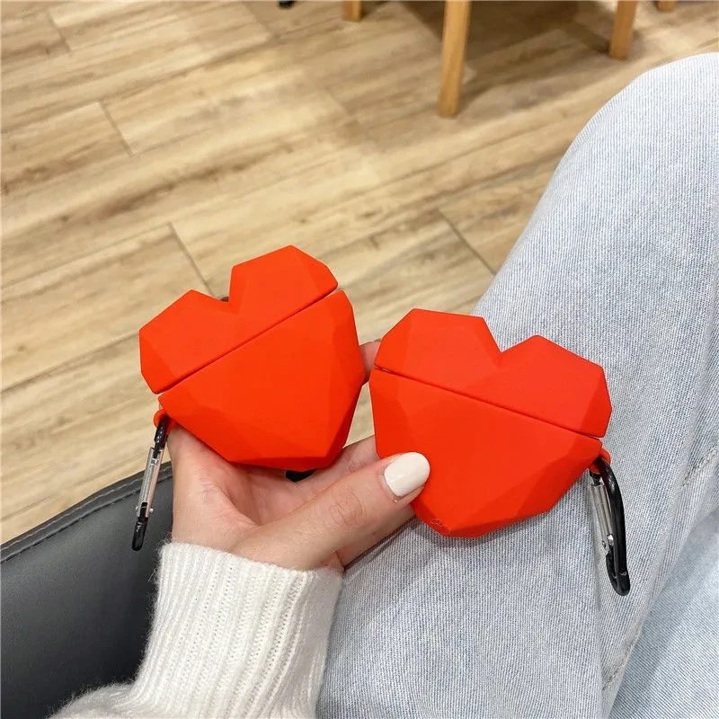 Чехол с сердечком для Samsung Galaxy Buds Pro Live FE 2 Buds 2 Pro, защитный чехол для GalaxyBuds 3 Buds 3, милая милая любовь