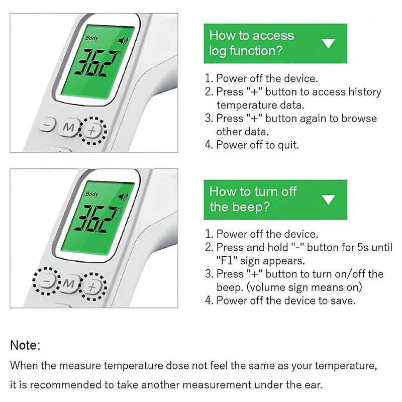 New 2-in-1 Household Infrared Forehead Temperature Gun Electronic Thermometer Accurate Finger Clip Type Pulse Oximetry Oximeter