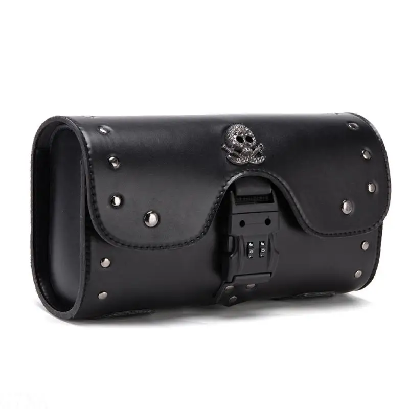 G7NA Motorrad-Vorderradgabel-Organizer, Anti-Diebstahl-Kombinationsschloss, gepolsterte Werkzeugtasche – Detail 10