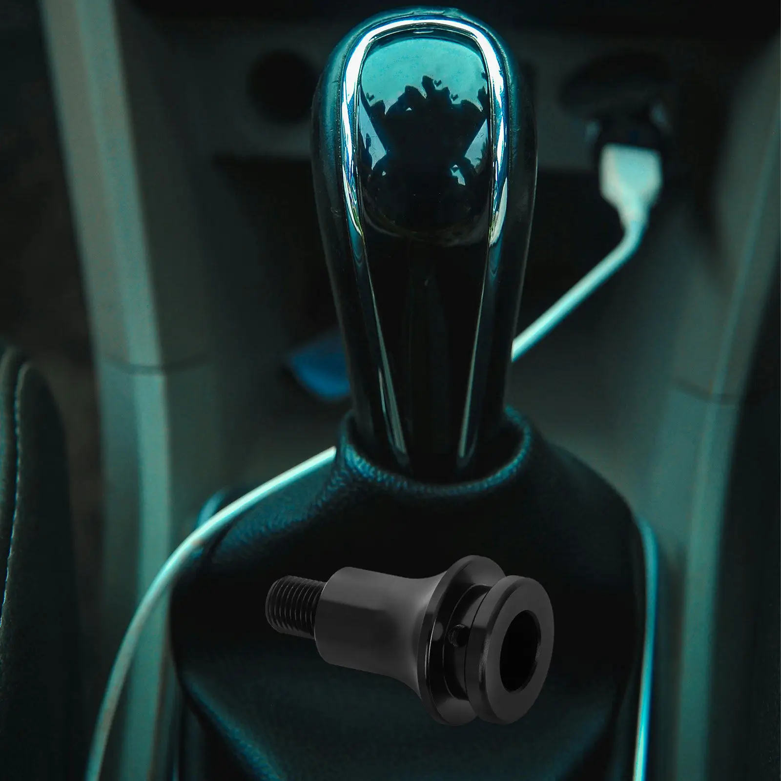 

1Set Aluminum Alloy Shift Knob Thread Adapter for Car Truck Universal Shifter Connector Fit Precise Shifting Dirt