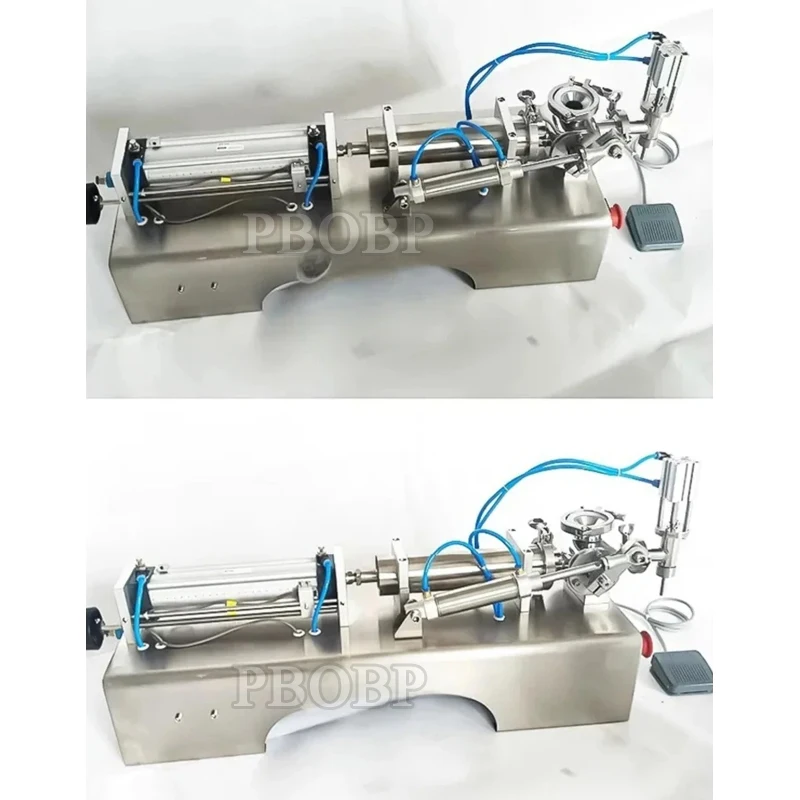 New Design Liquid Single Head Filling Machine One Gallon Semi-Auto Horizontal Liquide Oil Filling Machine 100 Ml to 500 Ml