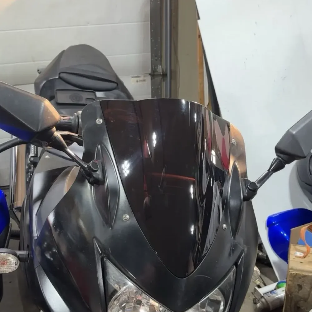 Motorcycle For Kawasaki Ninja 250 EX250R ZX250R 2008 - 2012 Double Bubble Screen Windshield WindScreen Wind Deflector