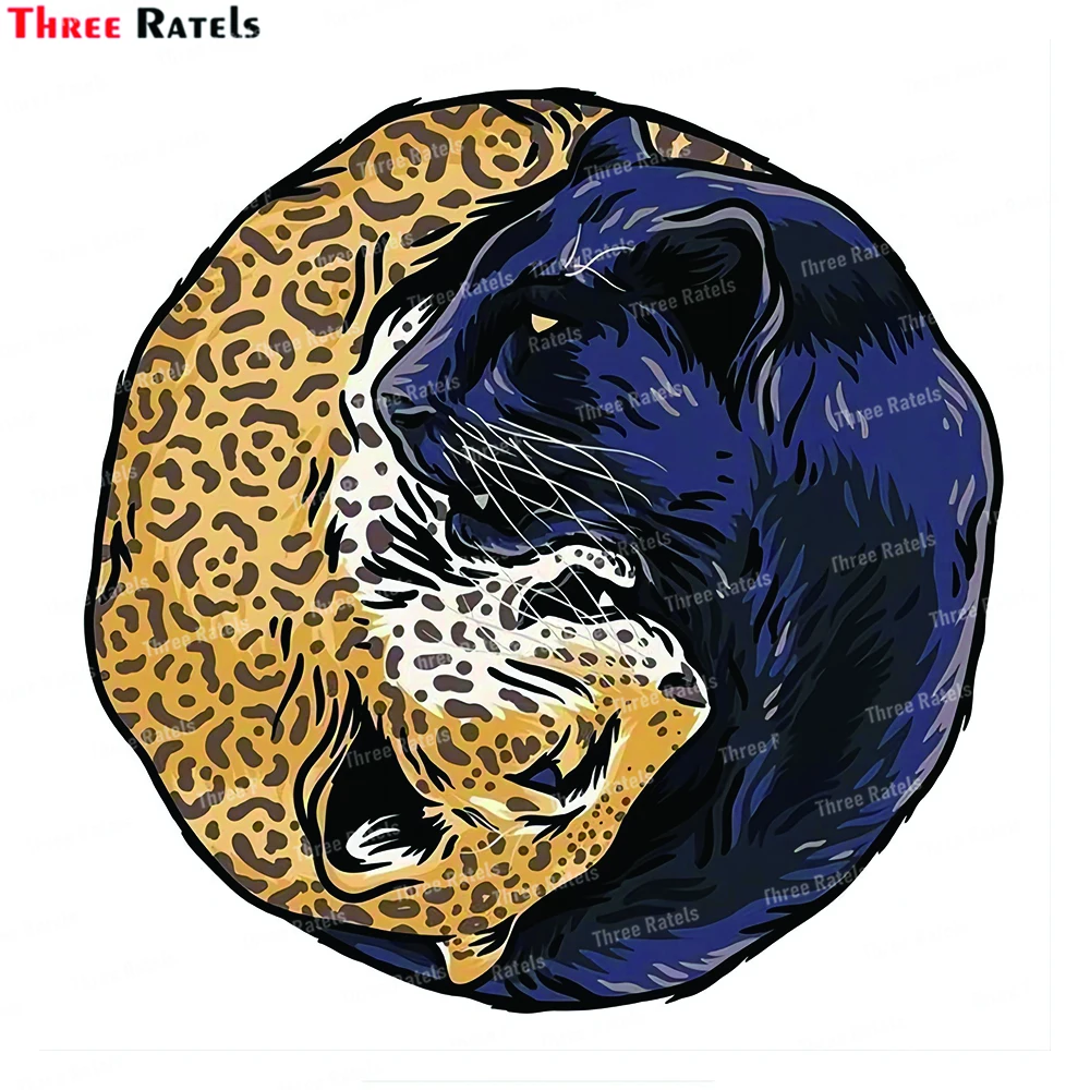 Three Ratels L779 Leopard Stickers for Car External Decor Auto Accessories Anti Scratch  Film