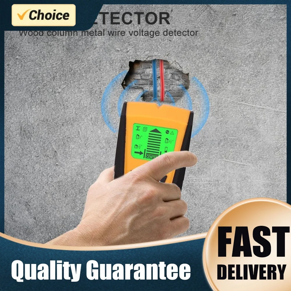 Stud Center Finder Search Metal Detectors AC Live Wire Detector Wall Scanner