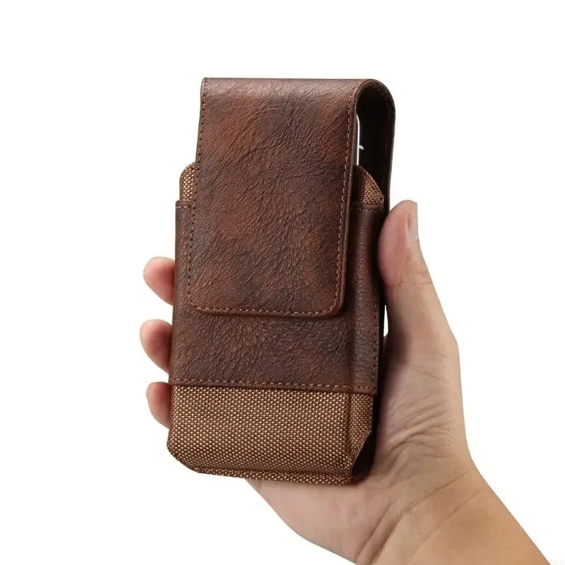 M6CC Practical Water Resistant Waist Pack Phone Holder Secure Belt Strap Card Storage