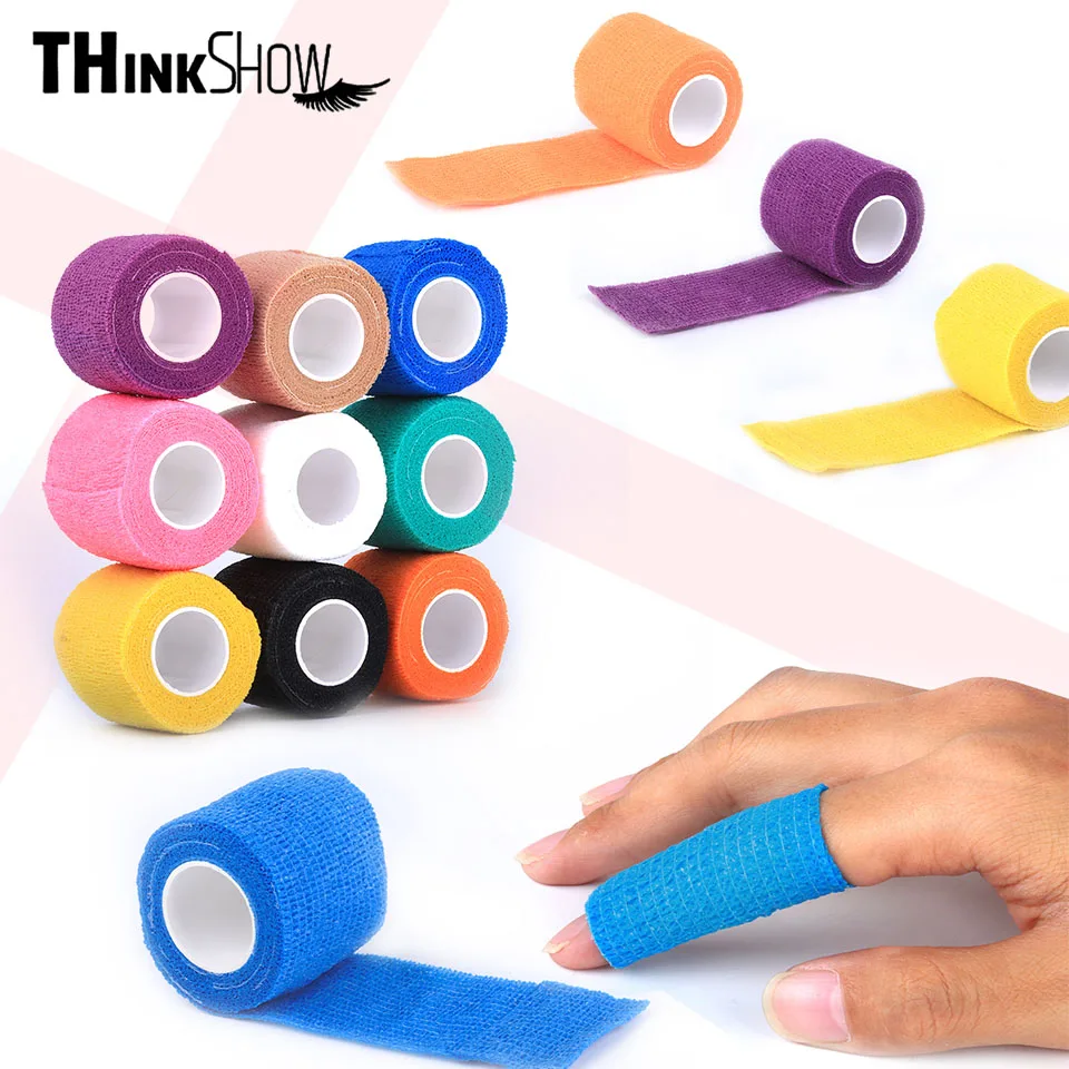 1/5/10/20pcs  Disposable Tattoo Self-adhesive Flex Elastic Bandage Wrap Tape for Tattoo Handle Grip Protection Tattoo Accessorie