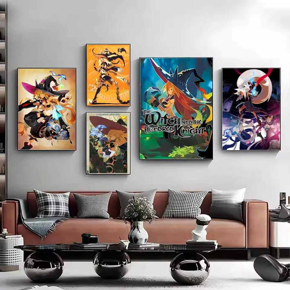 Game The Witch and the Hundred Knight Poster HD Wall Art Aesthetic Decor for Living Room Bedroom Office Stylish Gift